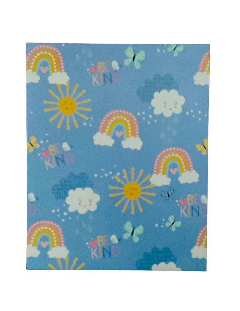 Creative Colors Back to School 2 Pocket Folders | Heavy Duty | Set of 4 Portfolios | Elementary Grade School | Fun Trendy Designs (Rainbows, Unicorns, Butterflies, Flowers) - Image 3